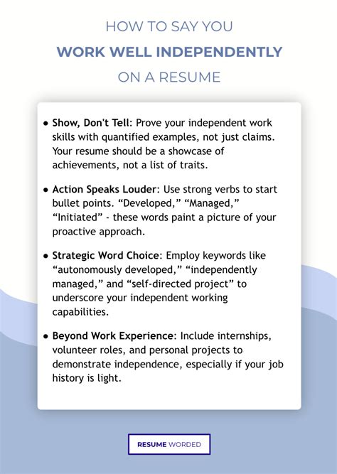 another word for working independent.